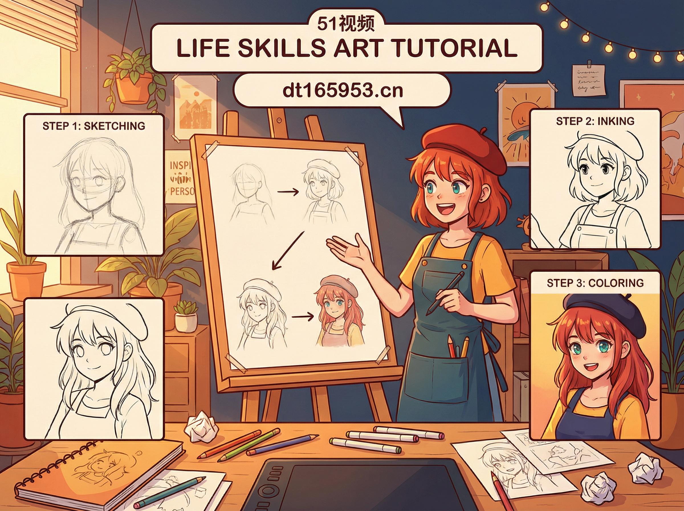 抖阴-动漫绘画教程