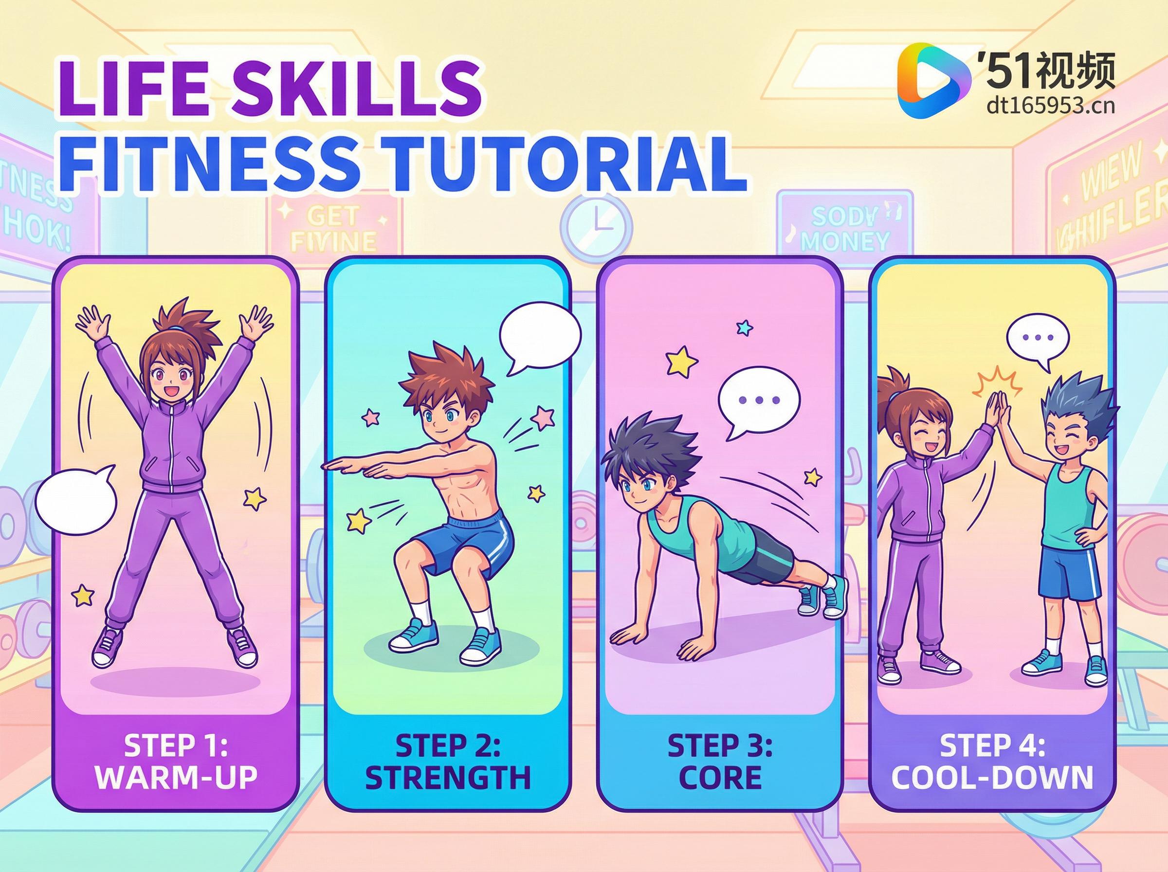 抖阴-健身动漫教程